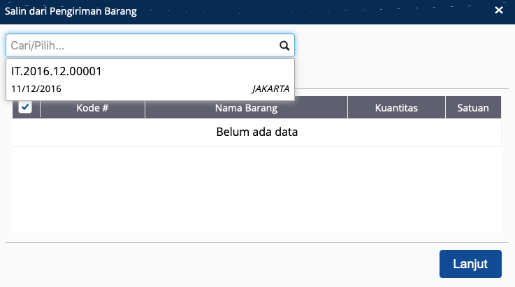 Pilih Barang