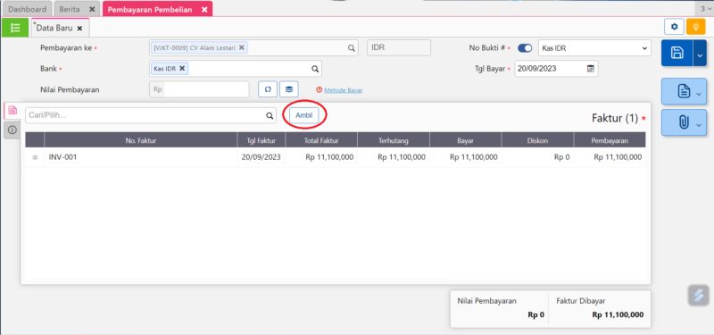 Pembayaran Pembelian