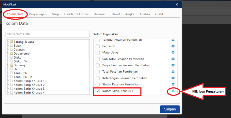 Menampilkan Kuantitas Belum Terproses