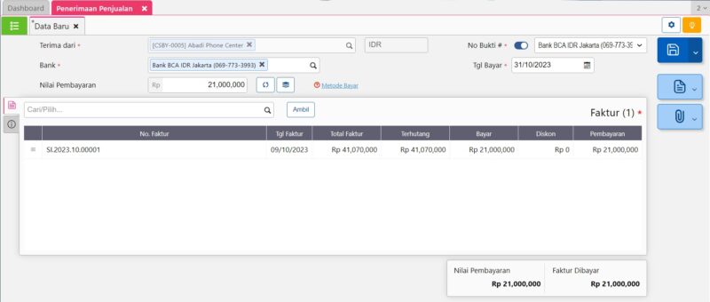 Penjualan Cicilan 6