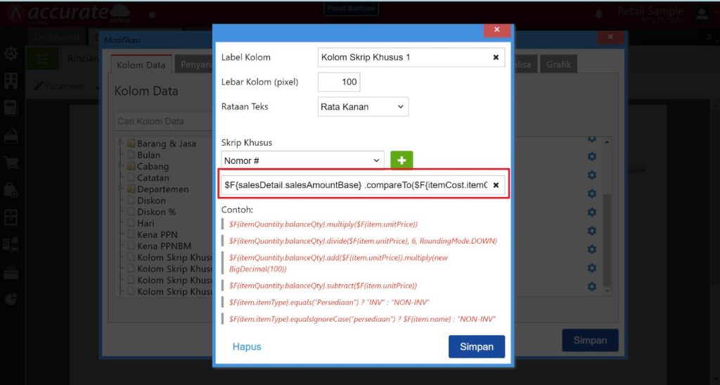 Menampilkan Informasi 6