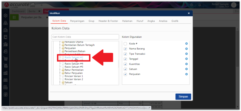 Menampilkan Kuantitas 3
