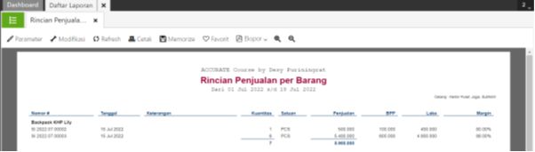 Menampilkan Margin 7