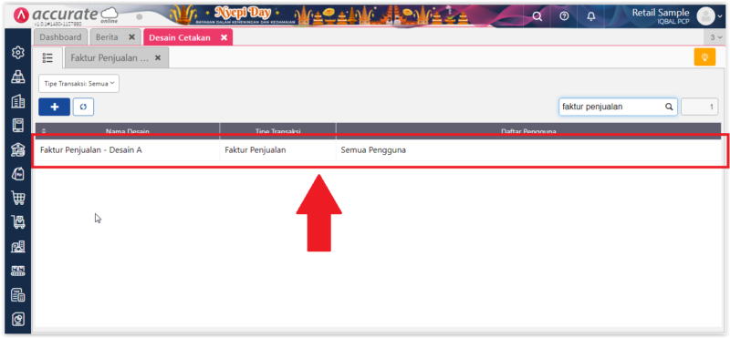 Menampilkan Tanggal 2