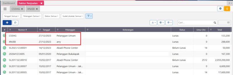 Pencatatan Transaksi 5