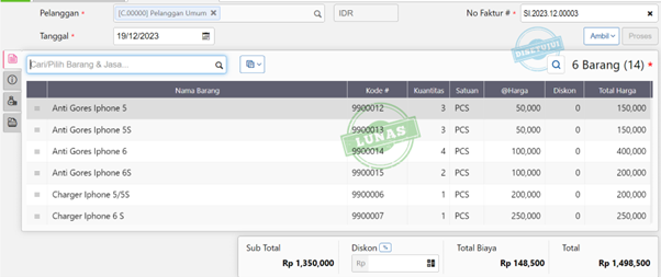 Pencatatan Transaksi 8