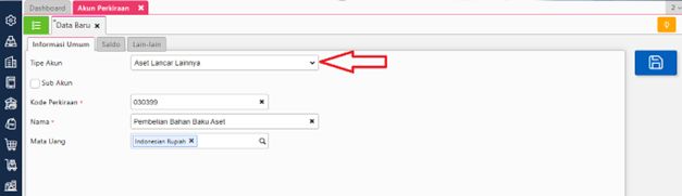 Membuat Akun Penampung - Biaya Pembangunan Gedung