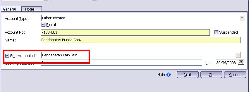 Cara Membuat Parent – Child Accounts - Accurate 5