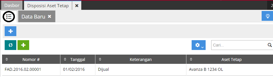 Disposisi Aset Tetap