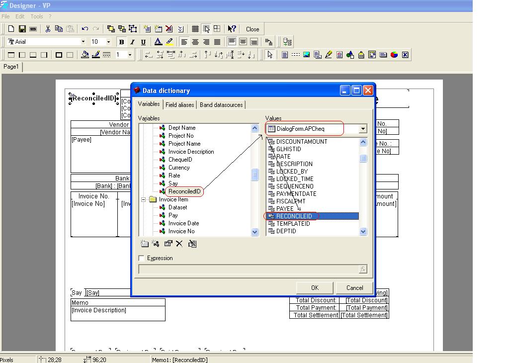 Menampilkan Keterangan “Reconciled” di Template Vendor Payment - Accurate 5
