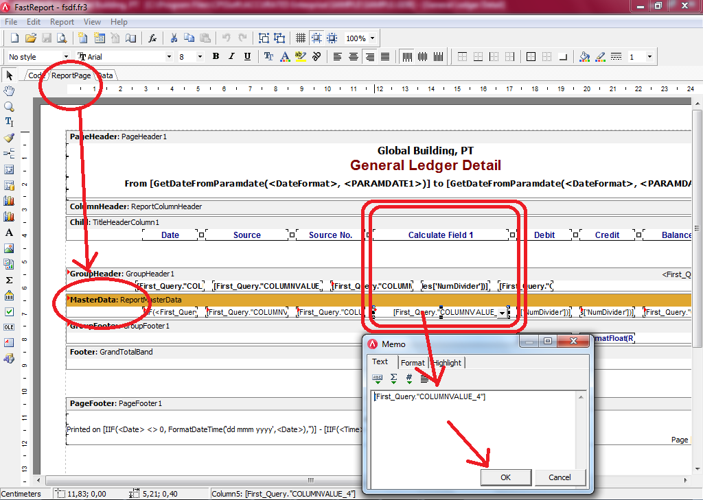 Menghilangkan Keterangan Subsidiary Ledger Di Kolom Description Pada Report GL Detail - Accurate 5