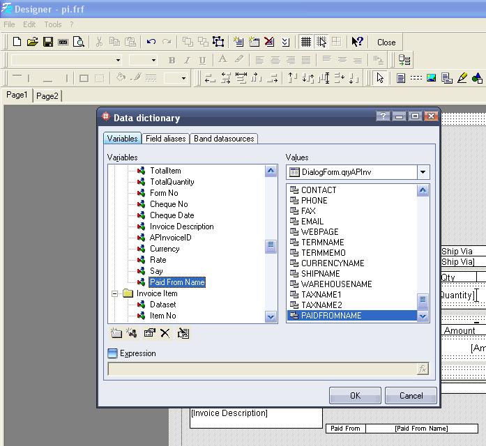 Menampilkan Bank Name di Preview Purchase Invoice - Accurate 5
