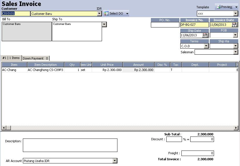 Mengembalikan Pembayaran Dari Customer, Atas Invoice Yang Sudah Dilunasi Tetapi Terjadi Retur Penjualan - Accurate 5