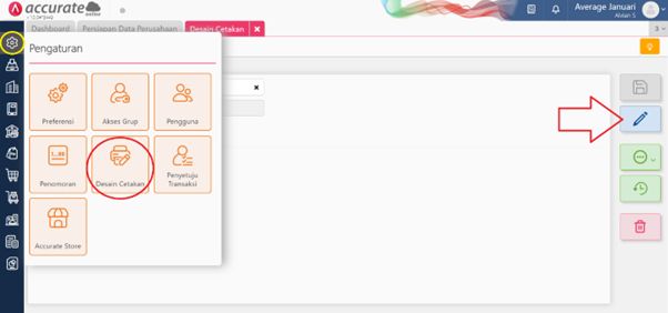 Menampilkan Nama Pelanggan/Pemasok Pada Desain Cetakan Jurnal Umum