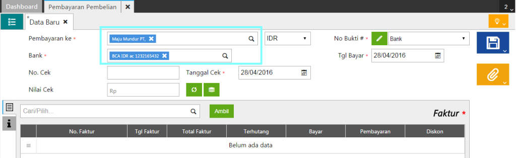 Membuat Pembayaran Pembelian