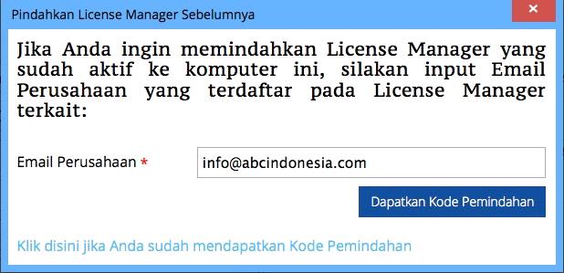 Pemindahan ACCURATE License Manager (ALM) - Accurate 5