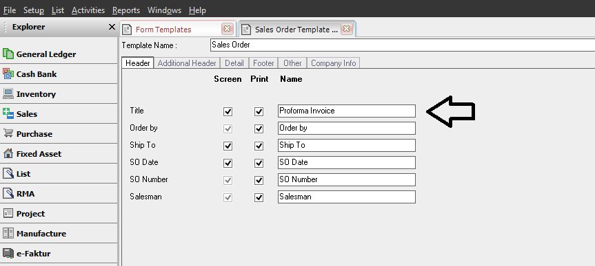 Proforma Invoice Dalam Accurate - Accurate 5